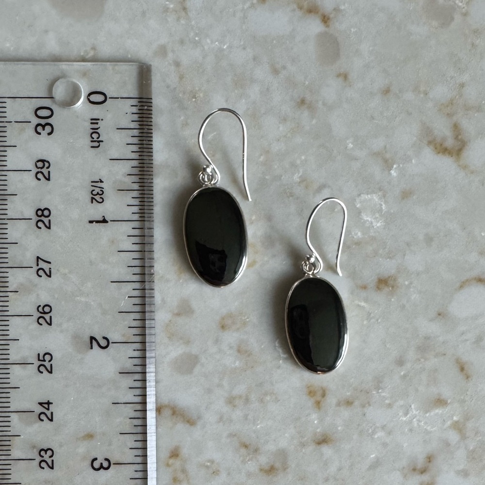 NWOT Sundance Thunderstorm Earrings, Gunmetal, Sterling Silver - Picture 7 of 7